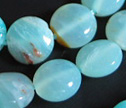 AA Peruvian Opal 8mm Coin Beads