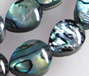 AA Abalone Shell 7x9mm Vertical Drilled Drop Beads