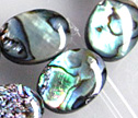 AA Abalone Shell 11x15mm Oval Beads