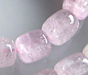 AA Kunzite 9x10mm Barrel Pendant Focal Beads