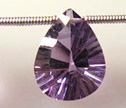 AAA Amethyst Concave Starburst 9x13mm Briolette