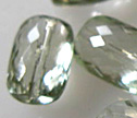 AA Green Amethyst Faceted 8x12mm Puffy Cushion