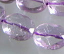 Sparkly Pink Amethyst Faceted 8x10mm Oval Beads