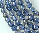 Iolite 2mm Round Beads