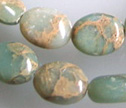 Impression Jasper 8x10mm Smooth Oval Beads