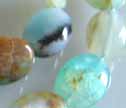 Natural Peruvian Opal 10x14mm Puffy Oval Beads