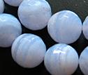 Blue Lace Agate Faceted 10mm Round