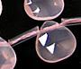 AAA Pink Chalcedony Calibrated 8mm Briolettes Hong Kong