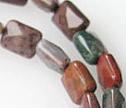 Fancy Jasper Faceted 8x10mm Cushion